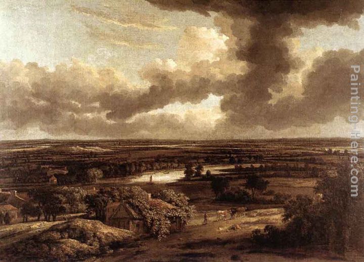 Dutch Landscape Viewed from the Dunes painting - Philips Koninck Dutch Landscape Viewed from the Dunes art painting